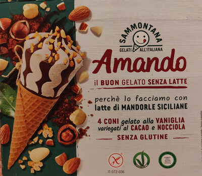 SLADOLED AMANDO KORNET 4X52G
