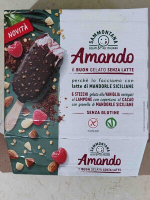 SLADOLED VEGE AMANDO VANI LA BADEM MALINA 6X53G