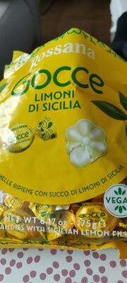 BOMBON TVRDI SICILIJANSKI LIMUN 175g GOCCE