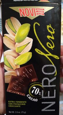 COKOLADA TAMNA S KARAMELIZIRANIM PISTACIJAMA 75 G NOVI