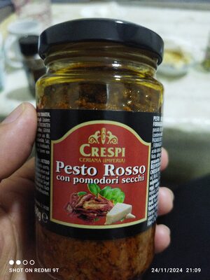 PESTO ROSSO CRESPI VASO 190gr