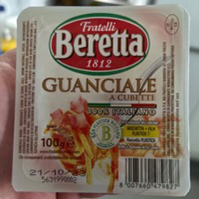 KOMADICI PANCETE GUANCIALE 100 G BERETTA