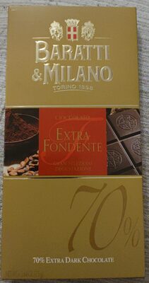 CIOCCOLATO EXTRA FOND. 70% BARATTI TAV. 75GR