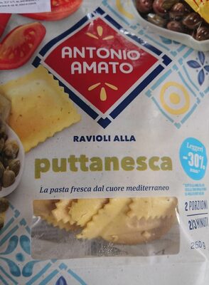 RAVIOLI PUTTANESCA 250 G ANTONIO AMATO