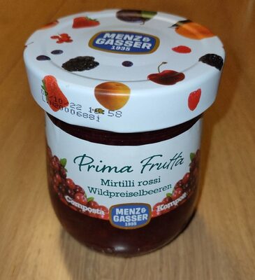 DZEM BRUSNICA 300 G MENZ GASSER