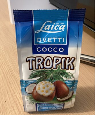 COKOLADNA JAJA PUNJENA KOKOSOM I ZITARICAMA 120 G LAICA