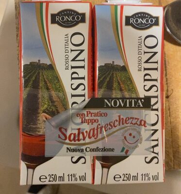 VINO SANCRISPINO CRVENO 3X250ml