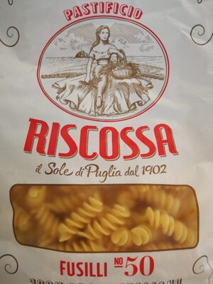 TJESTENINA FUSILLI, AL BRONZO, 500 G, RISCOSSA