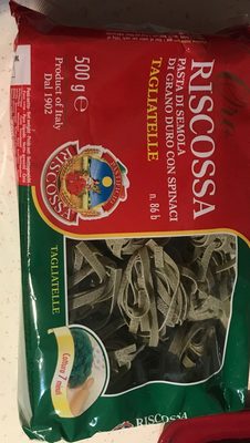 TJESTENINA TAGLIATELLE VERDI 500 G RISCOSA