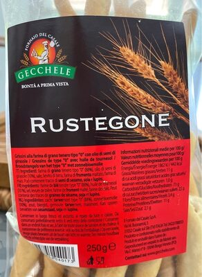 SLANO PECIVO RUSTIK GECCHELE 250G