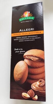 ČAJNO PECIVO PUNJ KREMOM SA LEŠNIKOM GECCHELE 150G