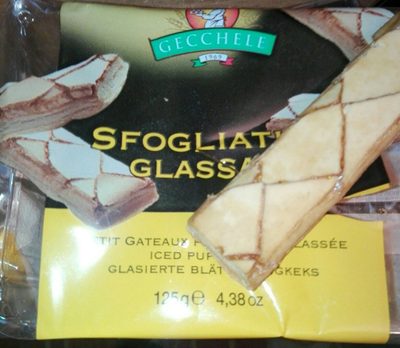 SLATKO PECIVO SA ŠEĆERNIM PRELIVOM SFOGLIATINE 125GR GECCHELE