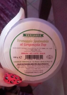 NAMAZ OD GORGONZOLA SIRA 100G TOMASONI