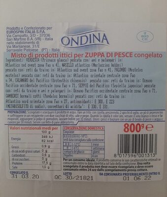MIX MORSKI NAREZAN 800g
