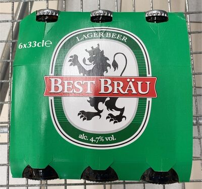 PIVO BEST BRAU LAGER 4,7% 6x330 ml