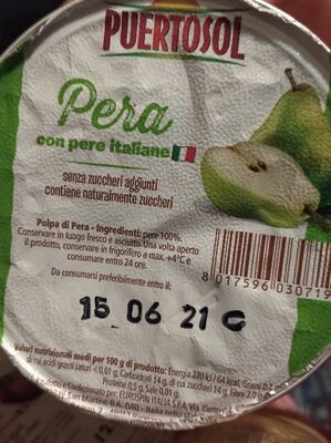 VOĆNA KAŠA KRUŠKA 100g