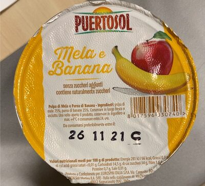 VOĆNA KAŠA JABUKA I BANANA 100g