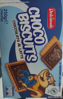 KEKS S ČOKOLADOM 10 kom 250g