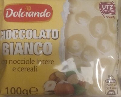 ČOKOLADA BIJELA S LJEŠNJACIMA 100g