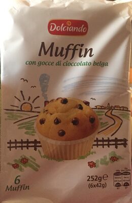 MUFFIN S BELGIJSKOM ČOKOLADOM 252g