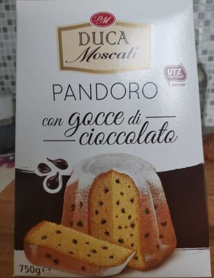 KOLAČ PANDORO S KOMADIMA ČOK.750g
