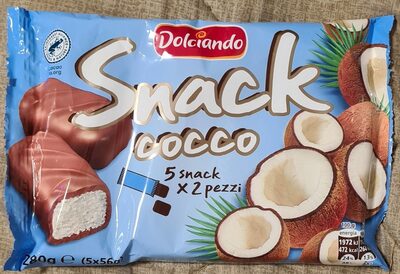 ČOKOLADNI SNACK S KOKOSOM 5kom 280g