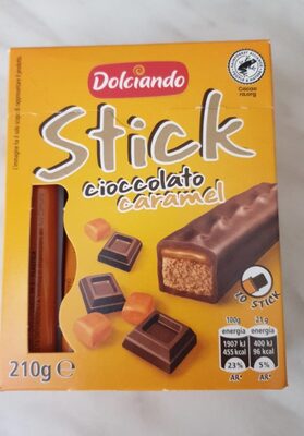 ČOKOLADNI PRUTIŃ KEKS/KARAMELA 210g