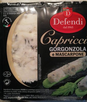 GORGONZOLA I MASCARPONE 200 G DEFENDI