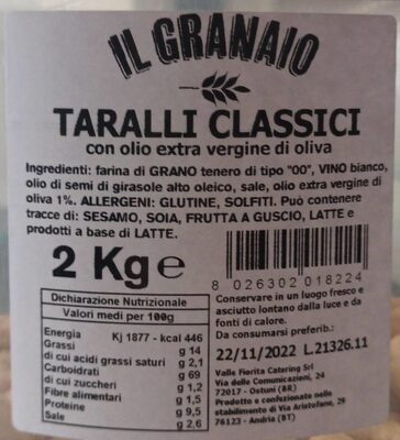 2KG TARALLI KLASIČNI