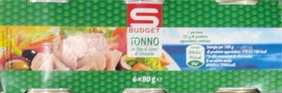 TUNA S-BUDGET SUNC.ULJE 6X80 g