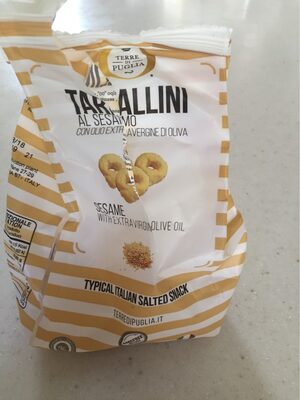 TERRE DI PUGLIA, TARALLI SA SEZAMOM 230 G