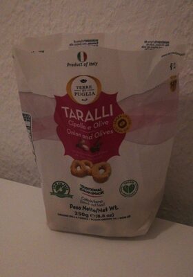 KEKS TARALLI I-MODERNI LUK I MASLINA 250G