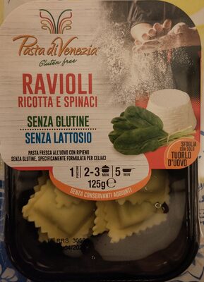 TESTENINA RAVIOLI GLUTEN FREE 125G PASTA DI VENEZIA