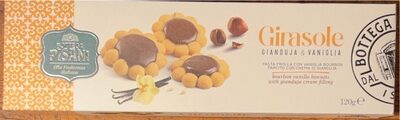 KEKSI GIRASOLE VANILIJA GIANDUJA 120 G BOTTEGA PISANI
