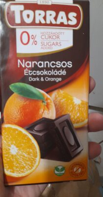 CRNA ČOKOLADA SA NARANDŽOM 75G TORRAS