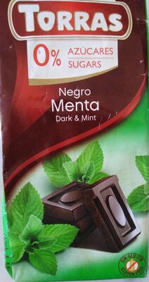 CRNA ČOKOLADA SA MENTOM 75G TORRAS