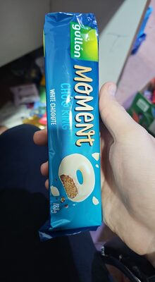 Gullon Keksi čokoladni Moment bijeli128g