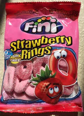 BOMBONE GUMENE JAGODA&PRSTEN FINI 100G