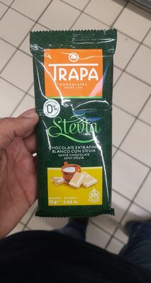 ČOKOLADA BELA TRAPA BELA STEVIA 75G