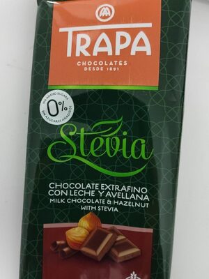 ČOKOLADA LEŠNIK STEVIA 75G TRAPA