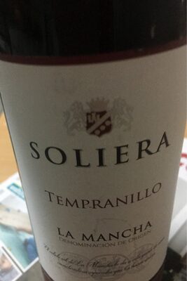 *TEMPRANILLO SOLIERA LA MANCHA 0.75L ZP SUHO -6/1-