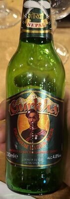 Gurhka Pivo svijetlo lager 4,8% 0,33L