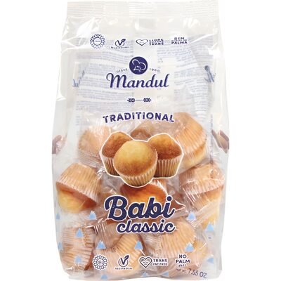 MUFFIN MINI CLASSIC VR.200 G MANDUL