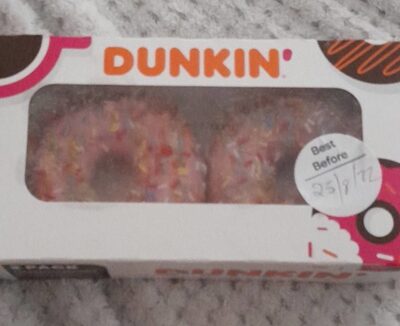 DUNKIN DONUT STRAWBERRY SPRINKLE 2 KOM.77 G