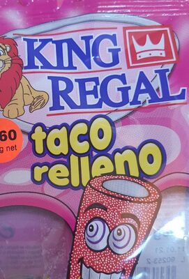 BOMBONE GUMENE FILLED TACO 100gr KING REGAL