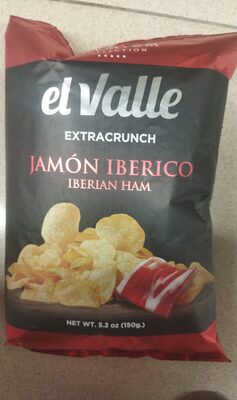 CIPS PREMIUM JAMON IBERICO 150 G EL VALLE