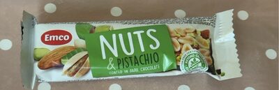 NUT BAR PISTACI I CRNA COK. 35G 061125