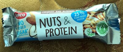 NUT BAR KOKOS. MLEKO I BADEM 35G