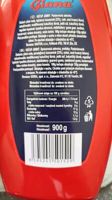 KETCHUP BLAGI 900g GIANA