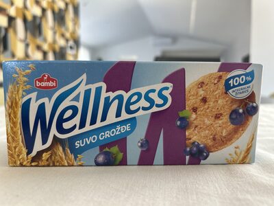 KEKS WELLNESS INT.SA SUVIM GROZDJEM 210gr BAMBI